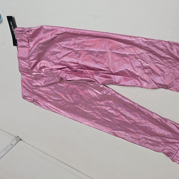 ClubEXX Womens Shinny Metallic Flare Pants - Picture 8 of 9